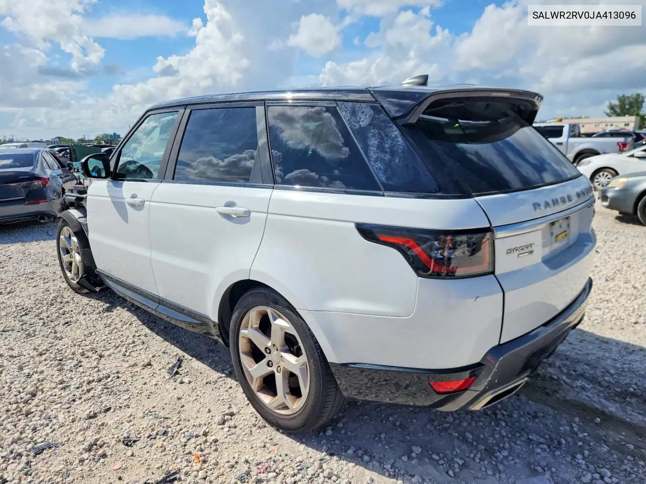 2018 LAND ROVER RANGE ROVER SPORT VIN SALWR2RV0JA413096 — фото 2