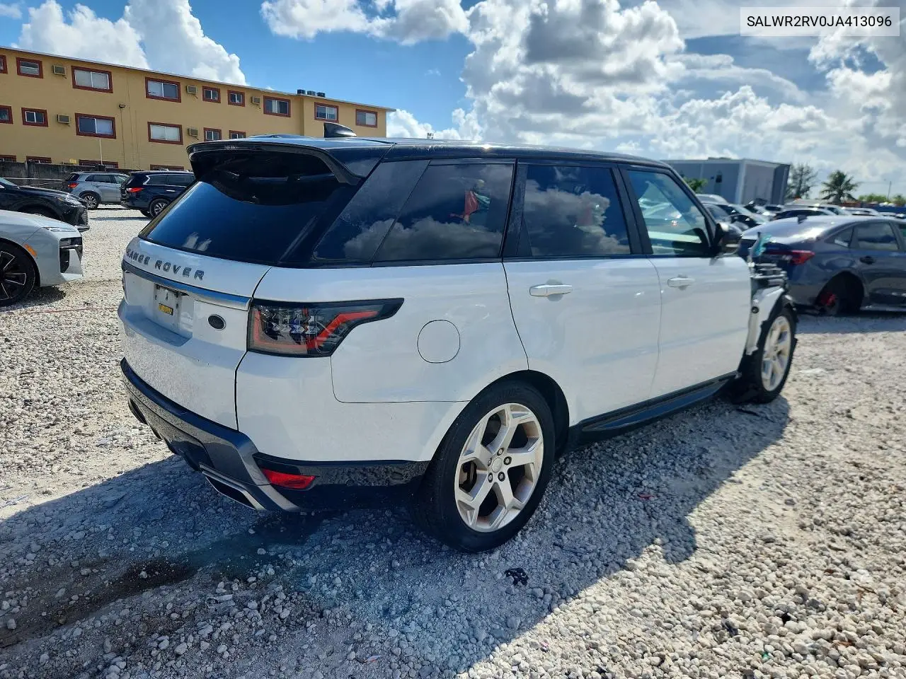 2018 LAND ROVER RANGE ROVER SPORT VIN SALWR2RV0JA413096 — фото 3