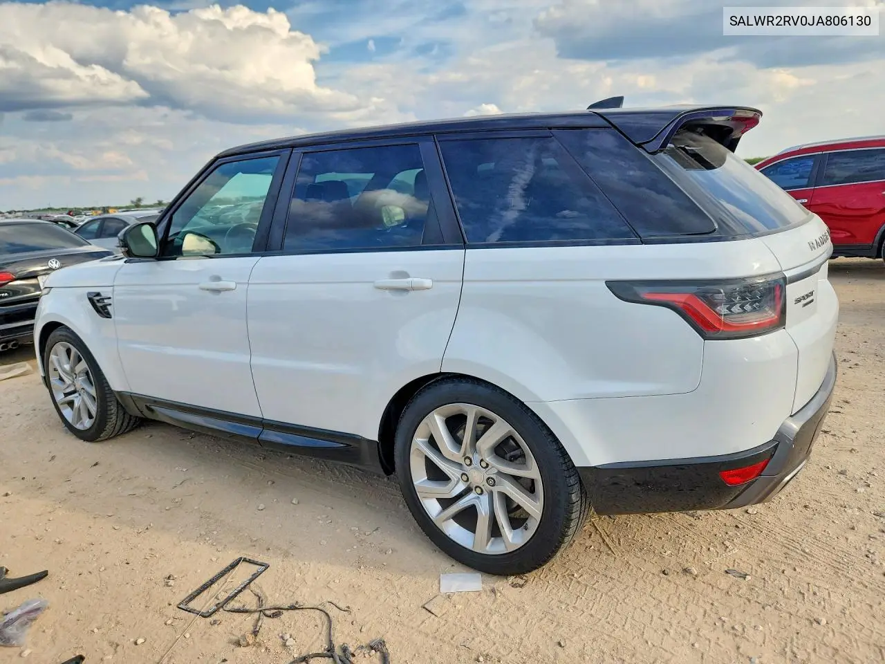 2018 LAND ROVER RANGE ROVER SPORT VIN SALWR2RV0JA806130 — фото 2