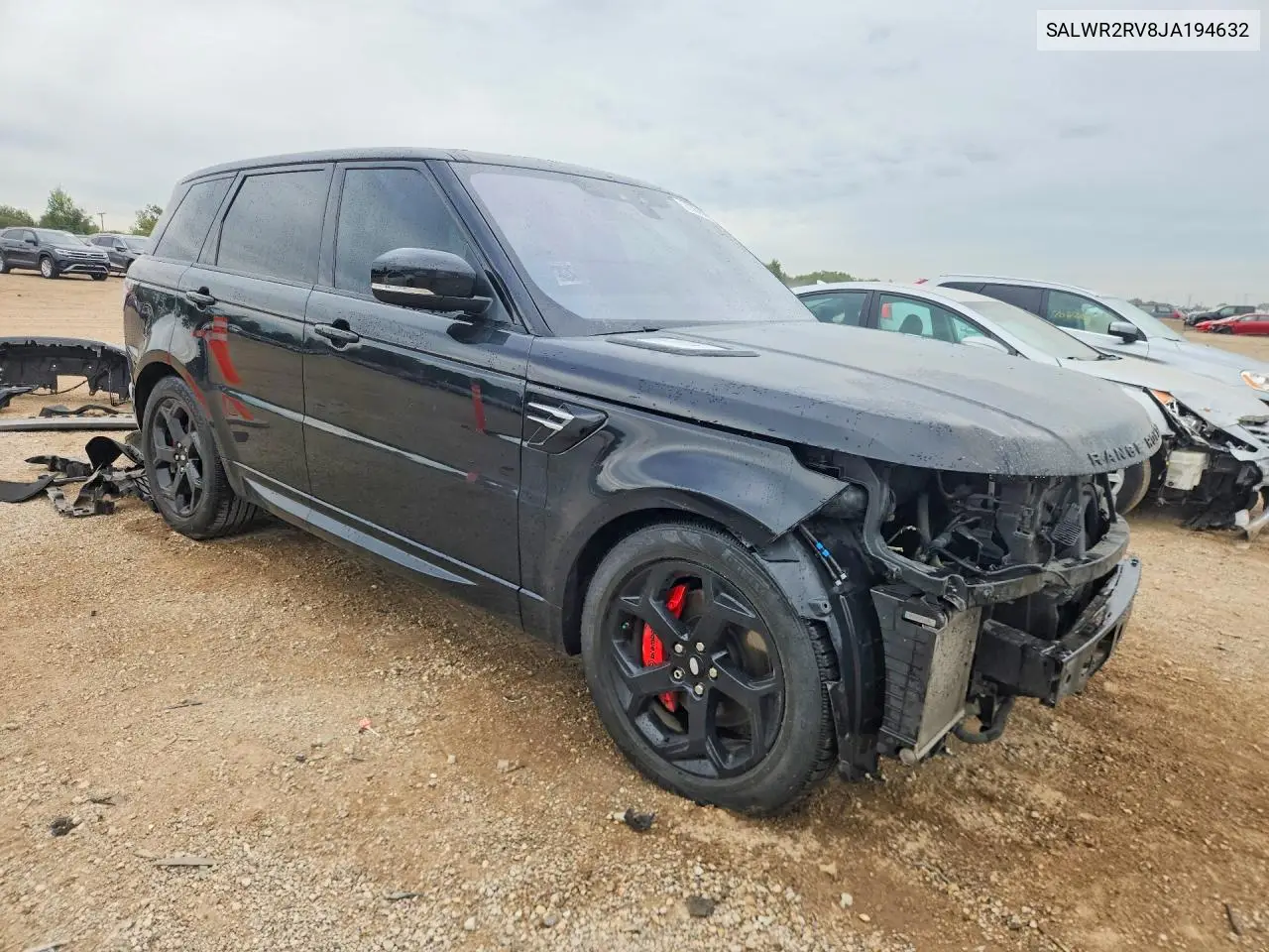 2018 LAND ROVER RANGE ROVER SPORT VIN SALWR2RV8JA194632 — фото 4