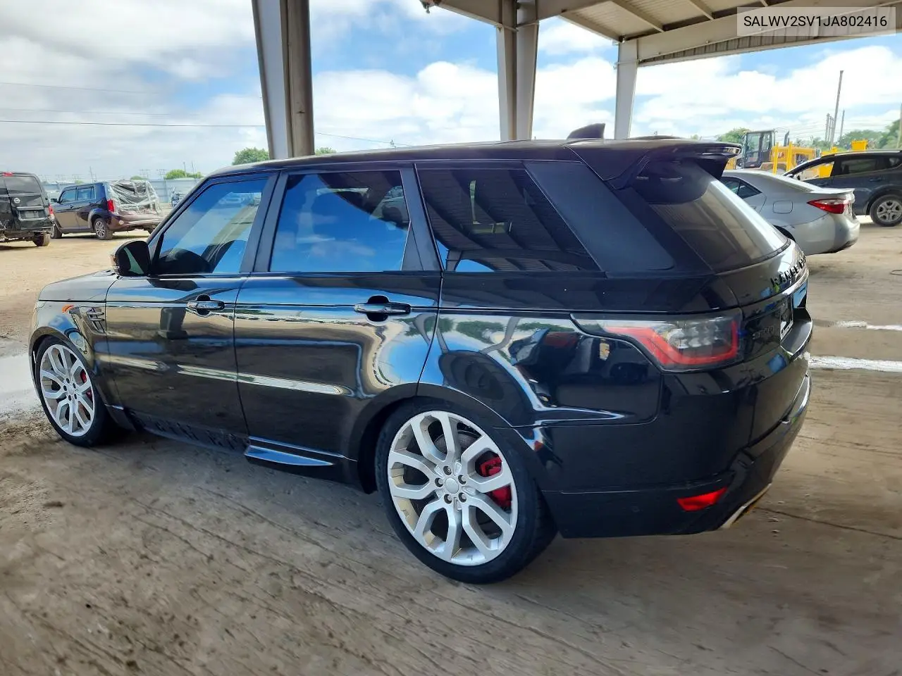 2018 LAND ROVER RANGE ROVER SPORT VIN SALWV2SV1JA802416 — фото 2