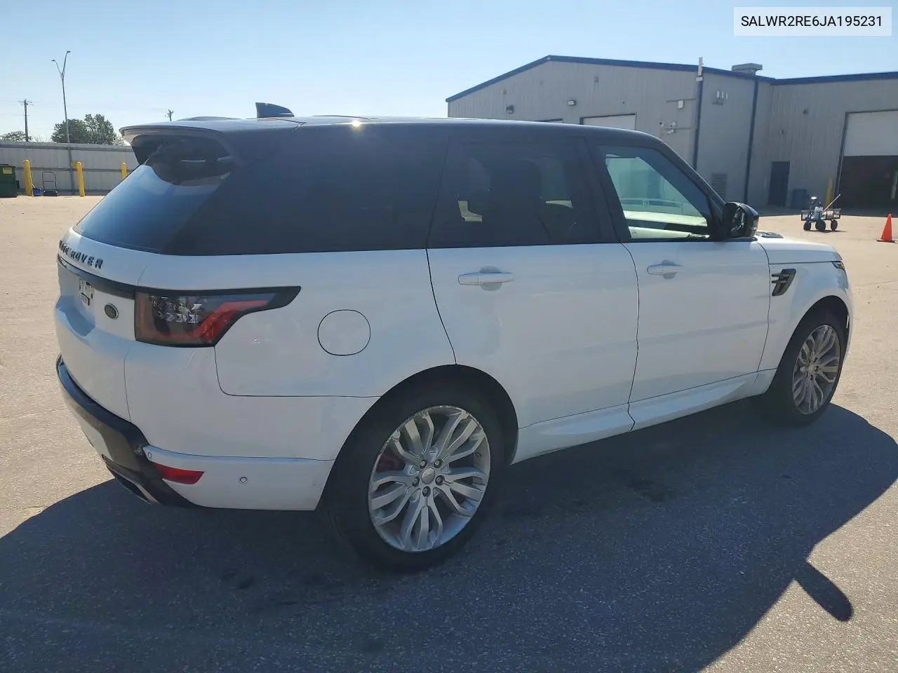 2018 LAND ROVER RANGE ROVER SPORT VIN SALWR2RE6JA195231 — фото 3