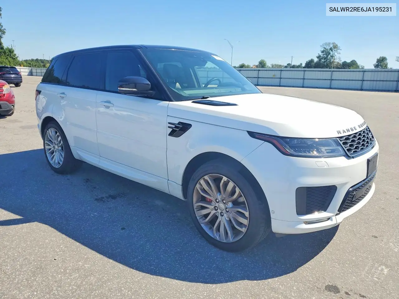 2018 LAND ROVER RANGE ROVER SPORT VIN SALWR2RE6JA195231 — фото 4