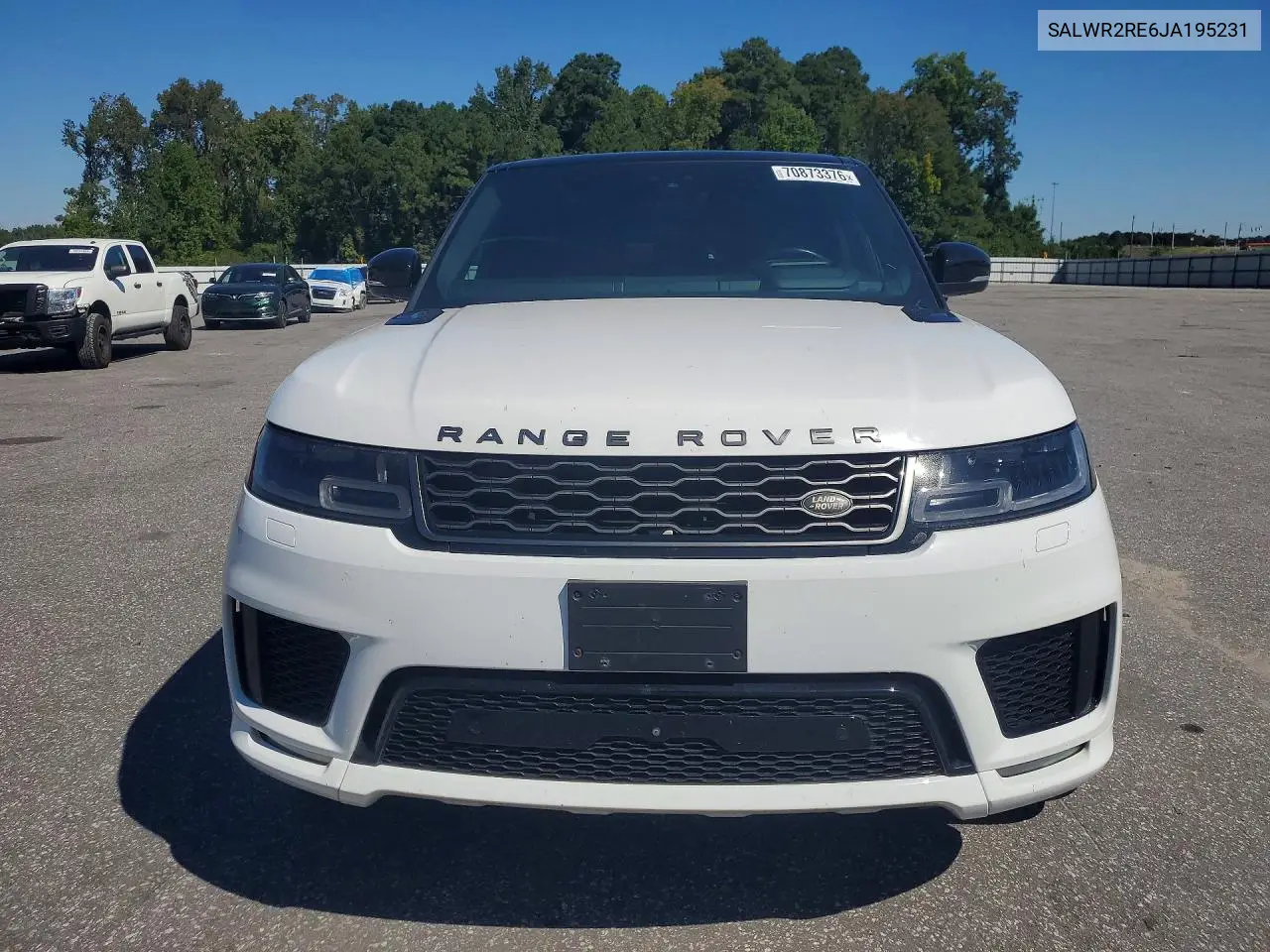 2018 LAND ROVER RANGE ROVER SPORT VIN SALWR2RE6JA195231 — фото 5