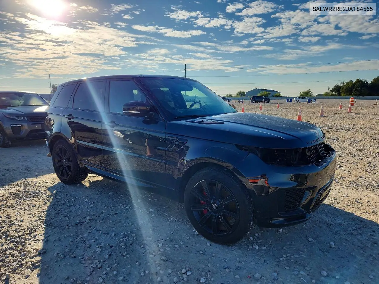 2018 LAND ROVER RANGE ROVER SPORT VIN SALWR2RE2JA184565 — фото 4
