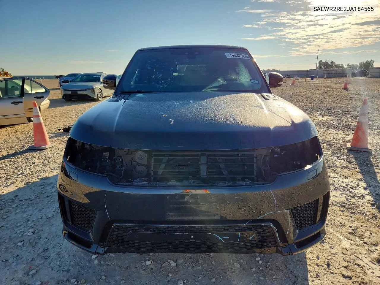 2018 LAND ROVER RANGE ROVER SPORT VIN SALWR2RE2JA184565 — фото 5