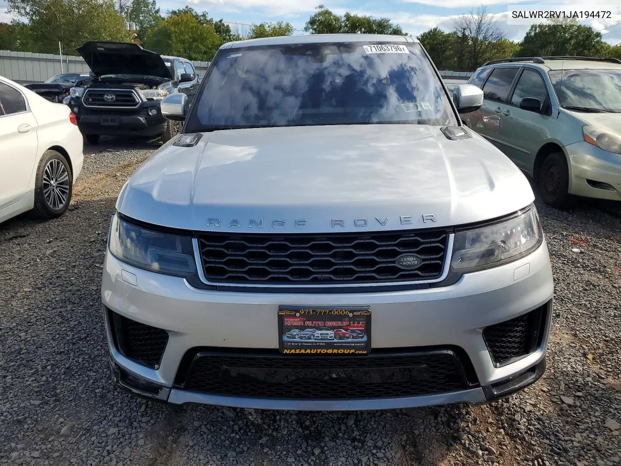 2018 LAND ROVER RANGE ROVER SPORT VIN SALWR2RV1JA194472 — фото 5