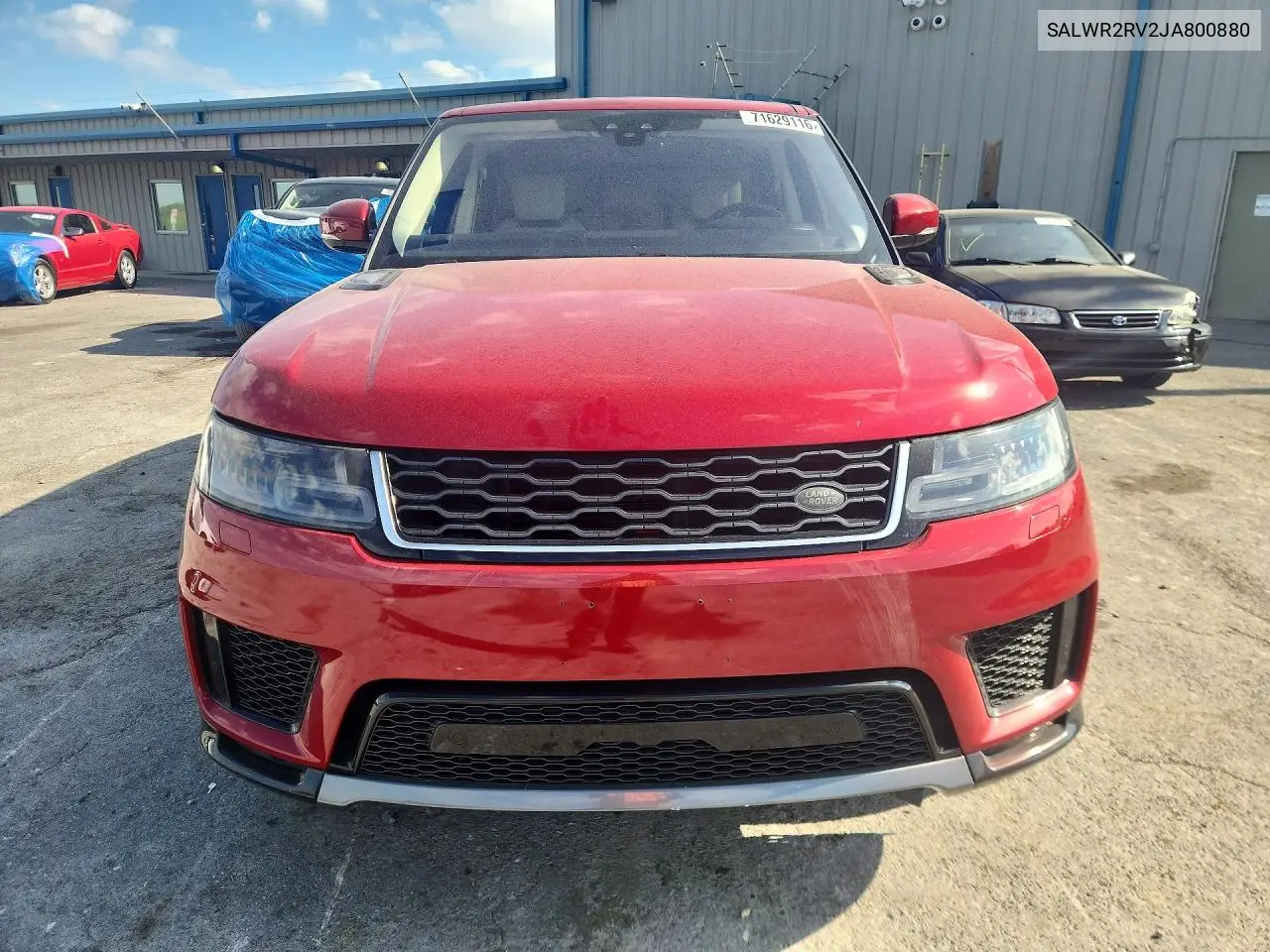 2018 LAND ROVER RANGE ROVER SPORT VIN SALWR2RV2JA800880 — фото 5