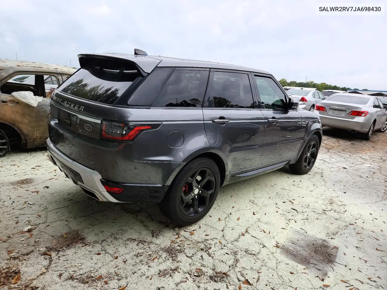 2018 LAND ROVER RANGE ROVER SPORT VIN SALWR2RV7JA698430 — фото 4