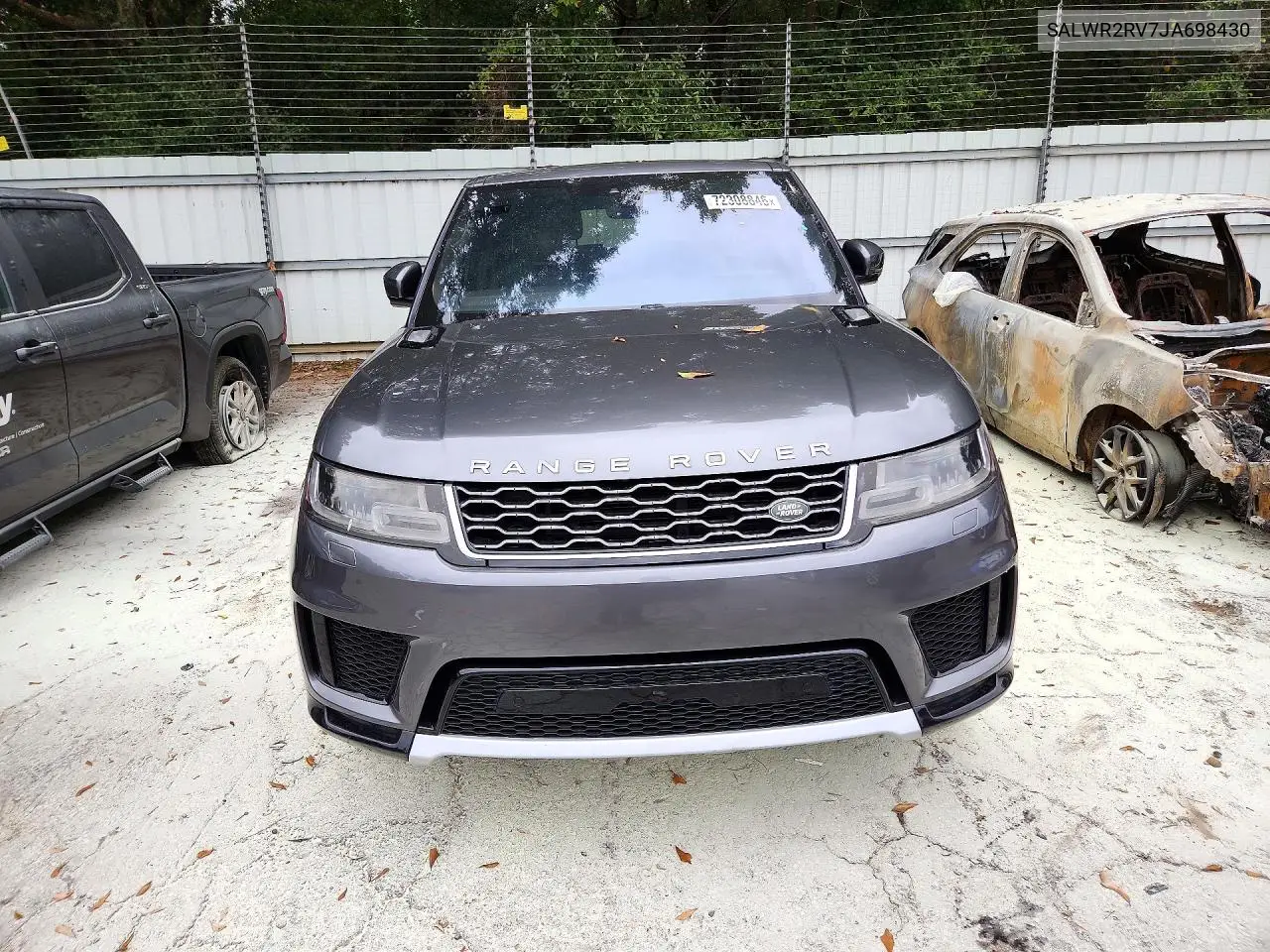 2018 LAND ROVER RANGE ROVER SPORT VIN SALWR2RV7JA698430 — фото 5
