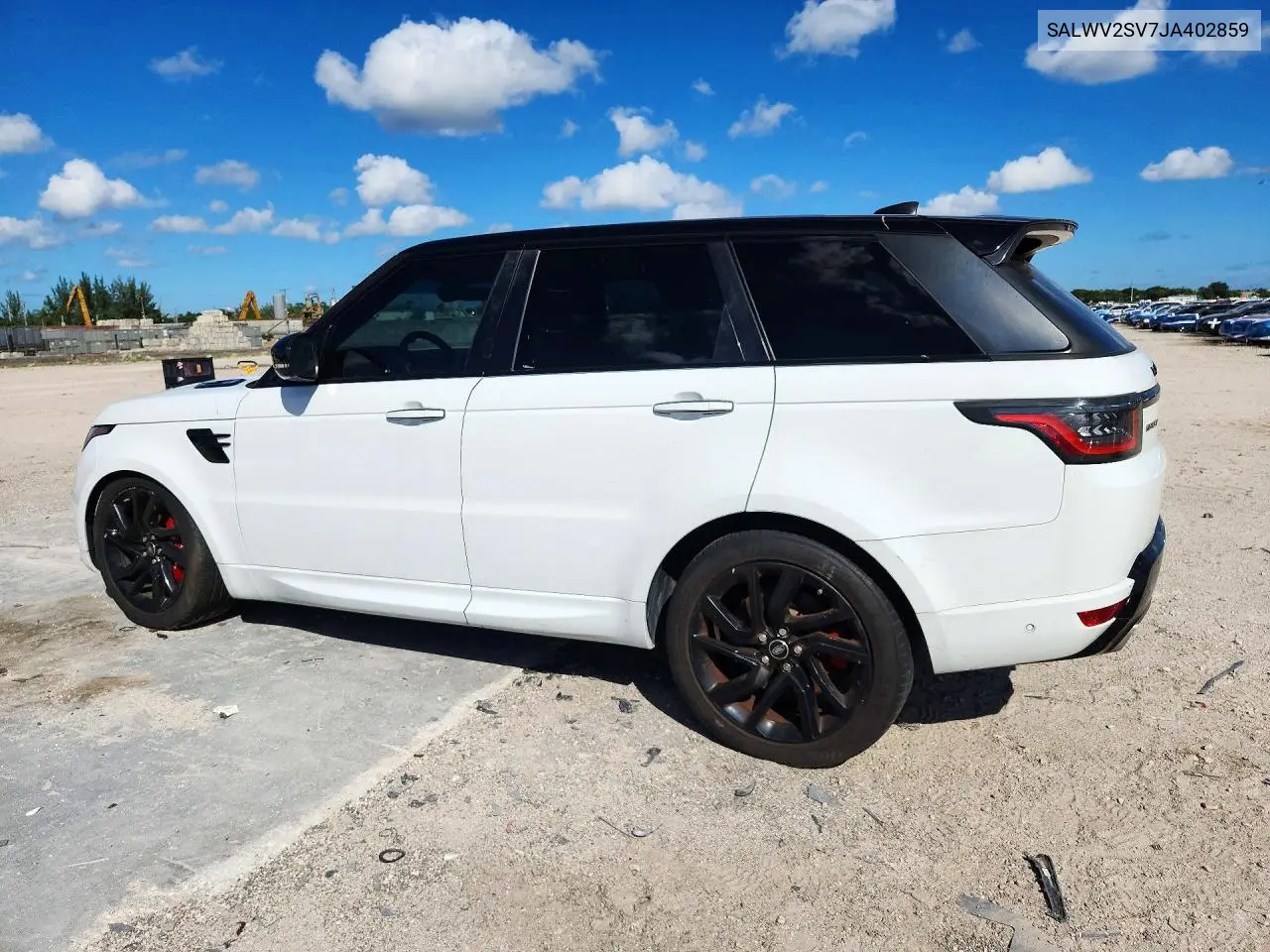 2018 LAND ROVER RANGE ROVER SPORT VIN SALWV2SV7JA402859 — фото 2
