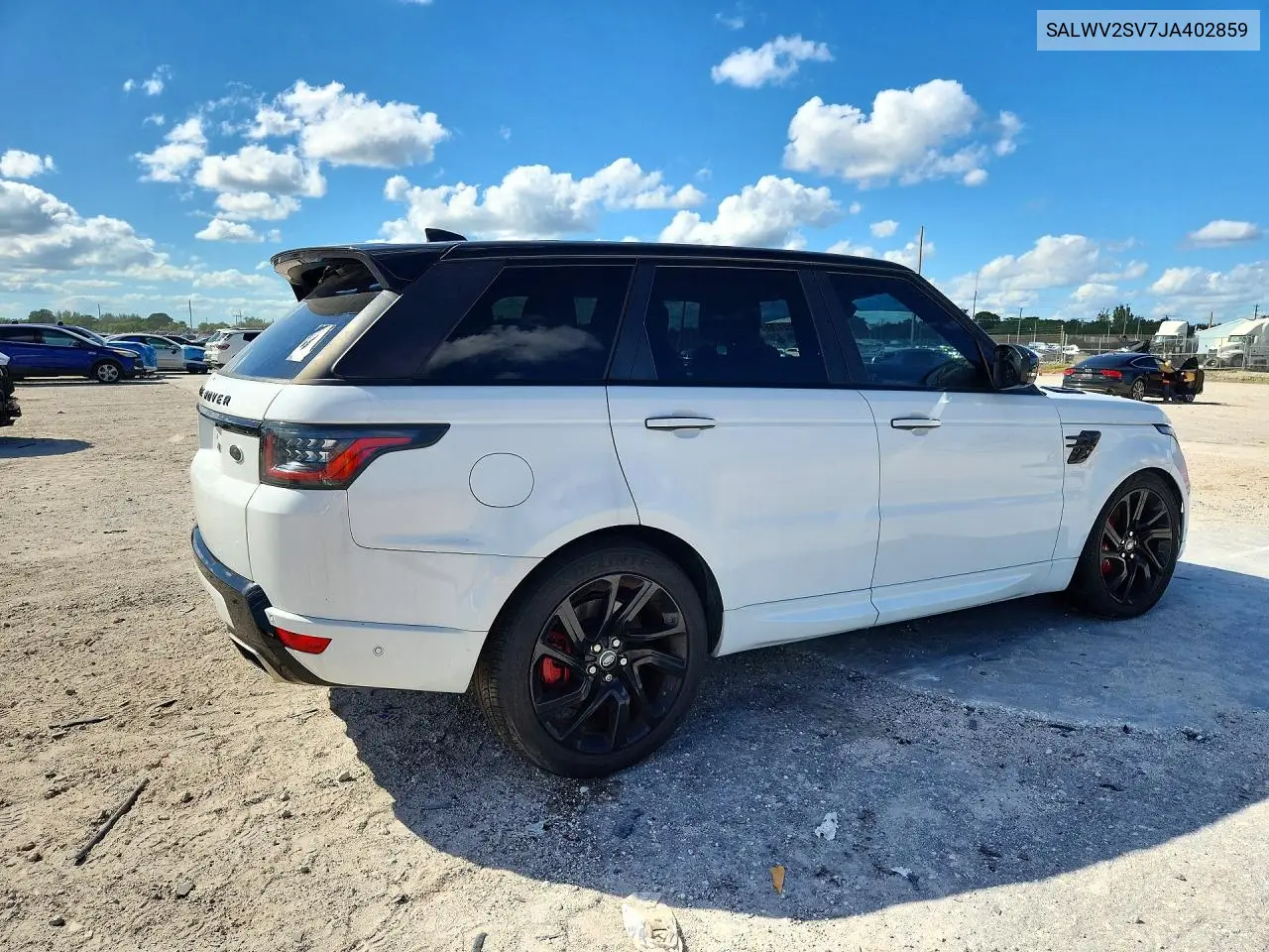 2018 LAND ROVER RANGE ROVER SPORT VIN SALWV2SV7JA402859 — фото 3