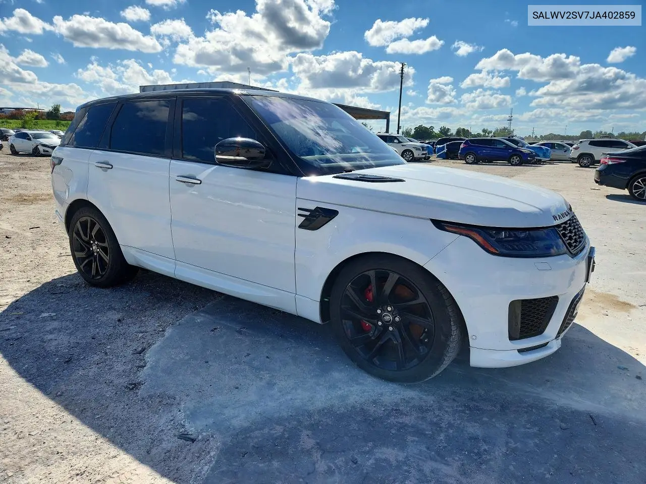 2018 LAND ROVER RANGE ROVER SPORT VIN SALWV2SV7JA402859 — фото 4