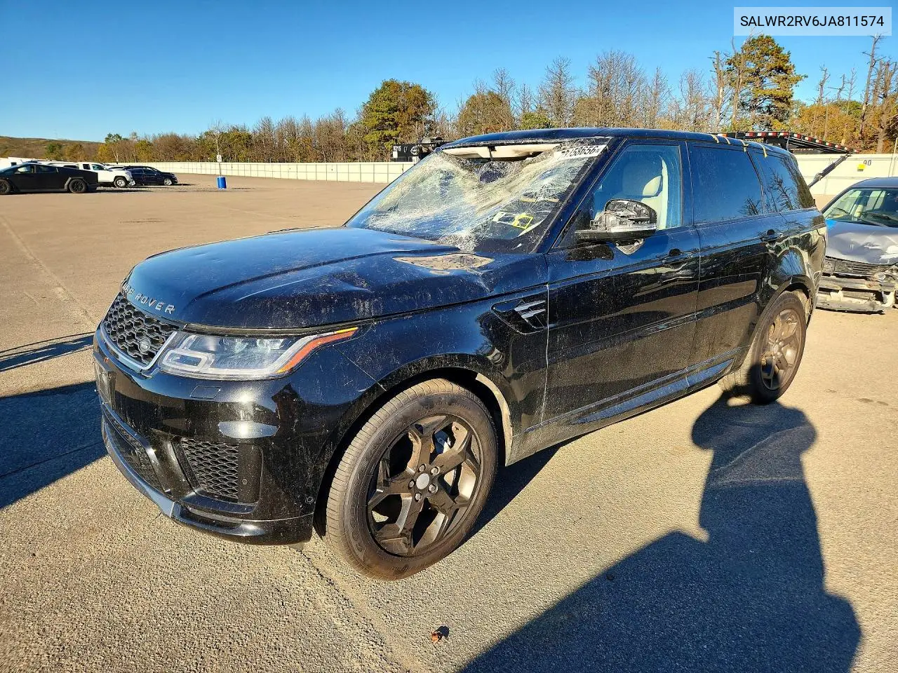 LAND ROVER RANGE ROVER SPORT 2018, VIN SALWR2RV6JA811574