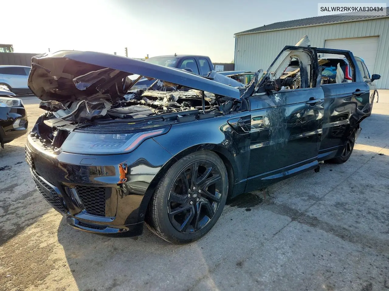 LAND ROVER RANGE ROVER SPORT 2019, VIN SALWR2RK9KA830434