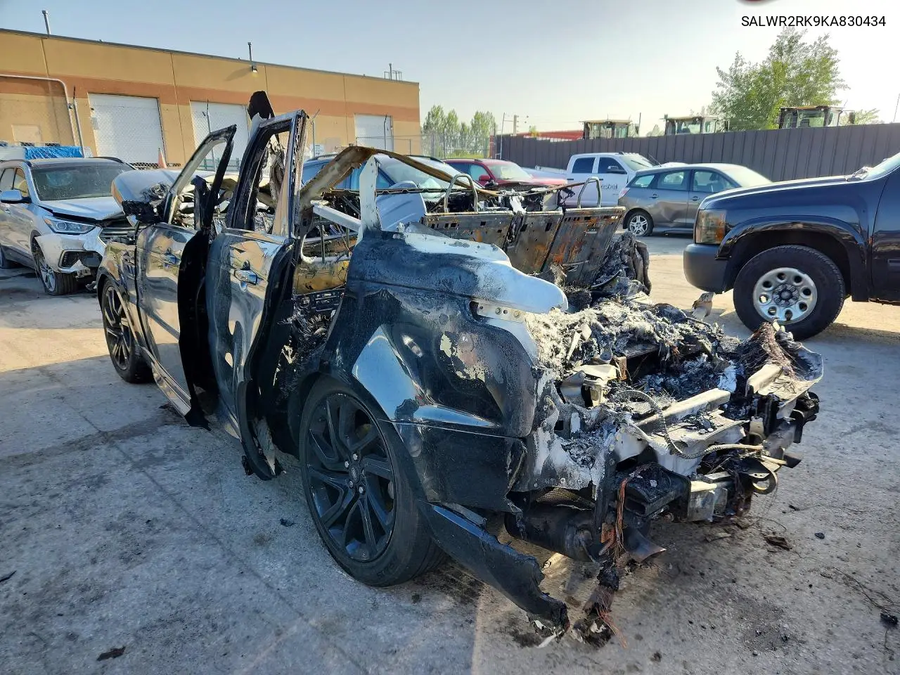 2019 LAND ROVER RANGE ROVER SPORT VIN SALWR2RK9KA830434 — фото 2
