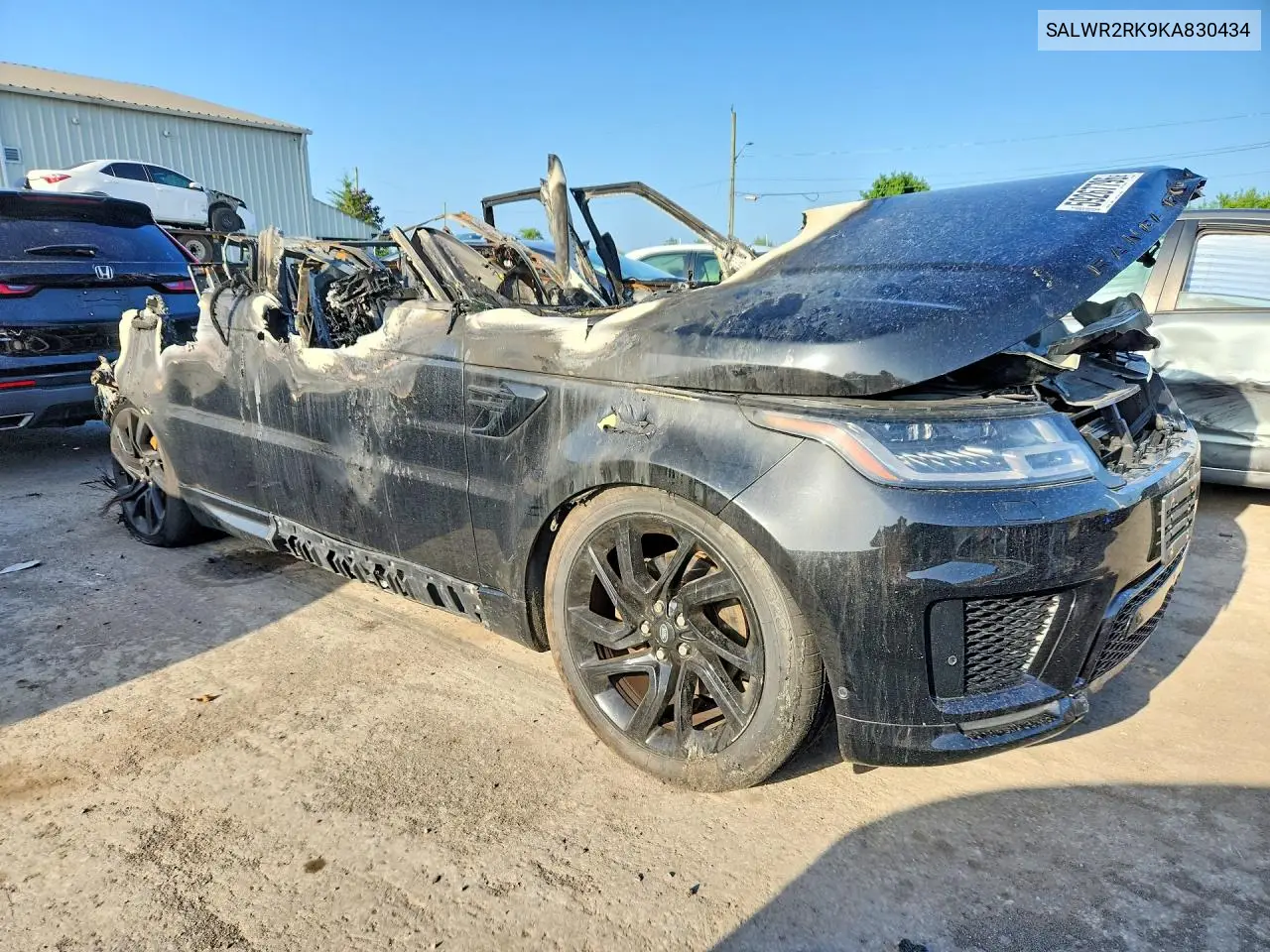 2019 LAND ROVER RANGE ROVER SPORT VIN SALWR2RK9KA830434 — фото 4