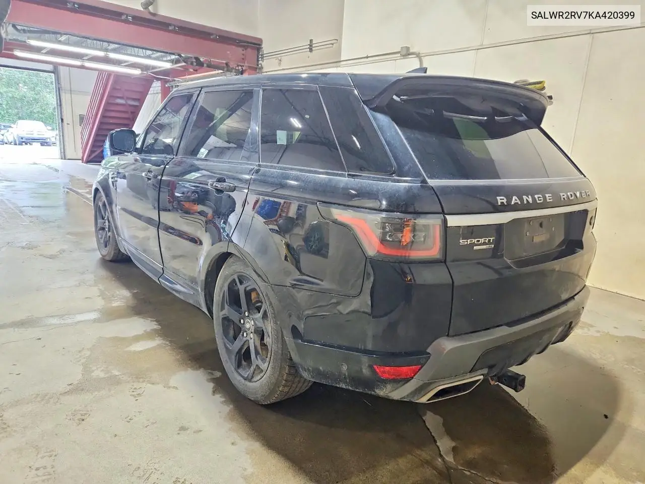 2019 LAND ROVER RANGE ROVER SPORT VIN SALWR2RV7KA420399 — фото 2