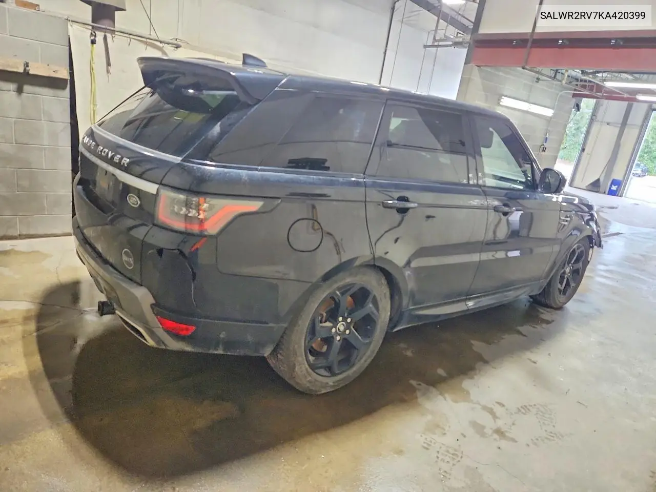 2019 LAND ROVER RANGE ROVER SPORT VIN SALWR2RV7KA420399 — фото 3