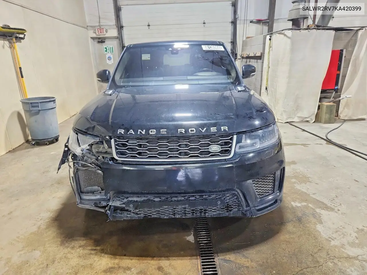 2019 LAND ROVER RANGE ROVER SPORT VIN SALWR2RV7KA420399 — фото 5