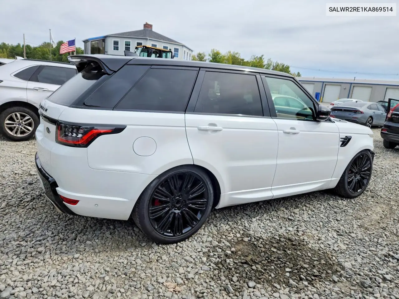 2019 LAND ROVER RANGE ROVER SPORT VIN SALWR2RE1KA869514 — фото 3
