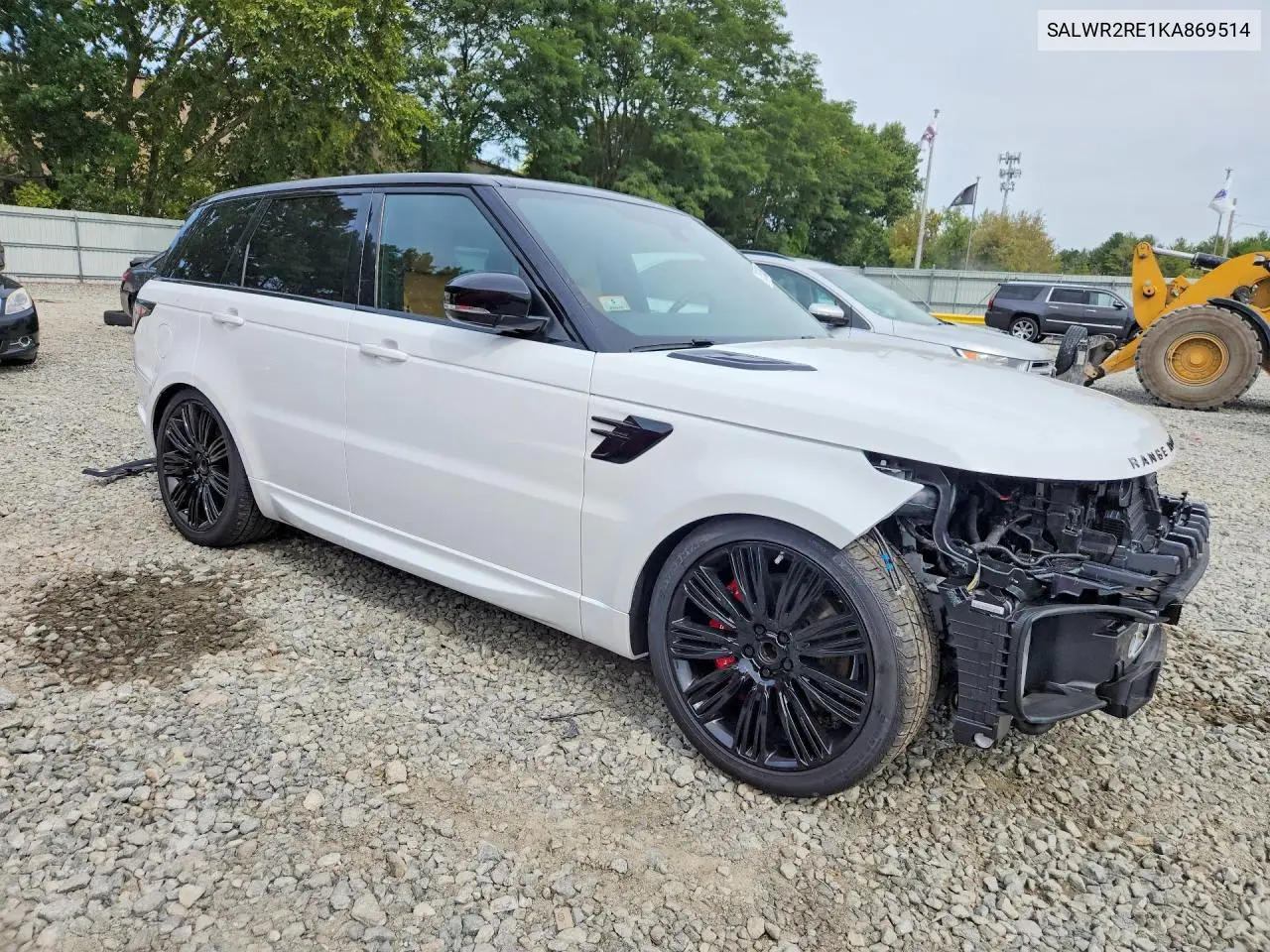 2019 LAND ROVER RANGE ROVER SPORT VIN SALWR2RE1KA869514 — фото 4