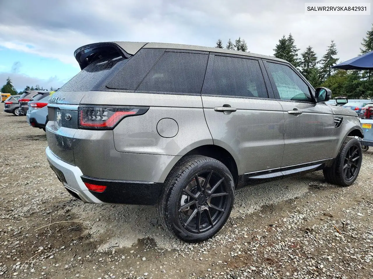 2019 LAND ROVER RANGE ROVER SPORT VIN SALWR2RV3KA842931 — фото 3