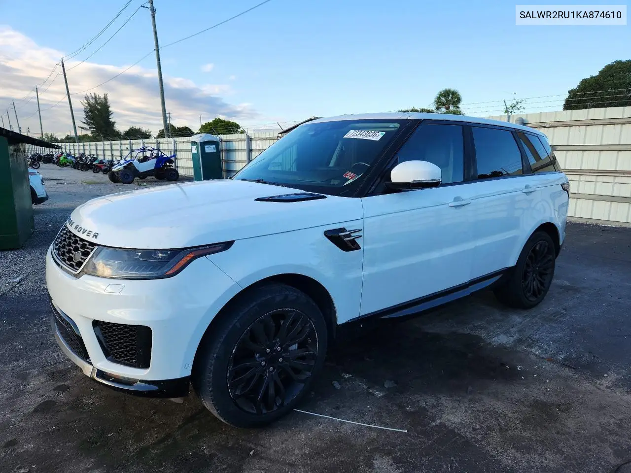 LAND ROVER RANGE ROVER SPORT 2019, VIN SALWR2RU1KA874610