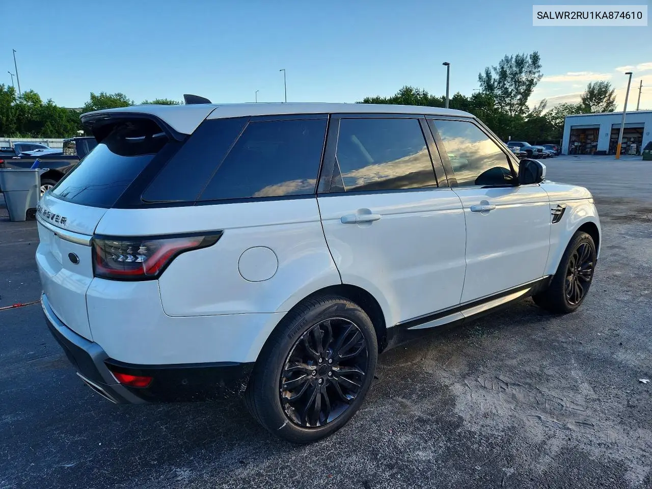 2019 LAND ROVER RANGE ROVER SPORT VIN SALWR2RU1KA874610 — фото 3