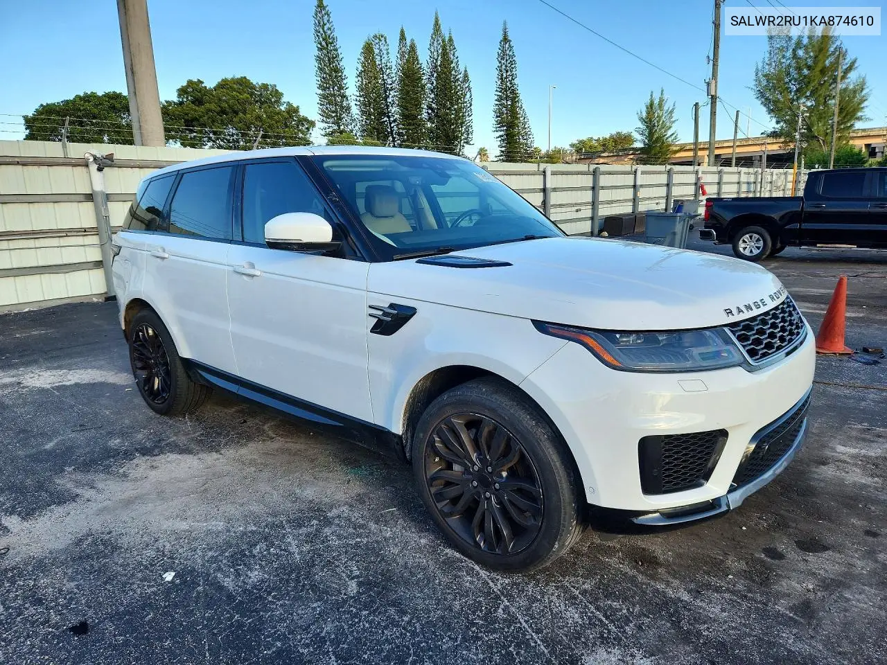2019 LAND ROVER RANGE ROVER SPORT VIN SALWR2RU1KA874610 — фото 4