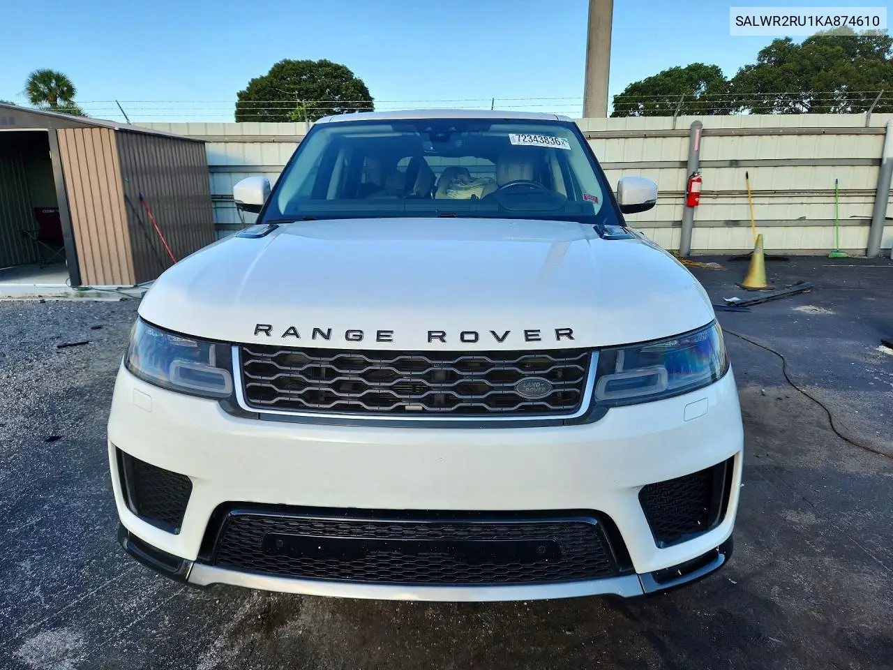 2019 LAND ROVER RANGE ROVER SPORT VIN SALWR2RU1KA874610 — фото 5
