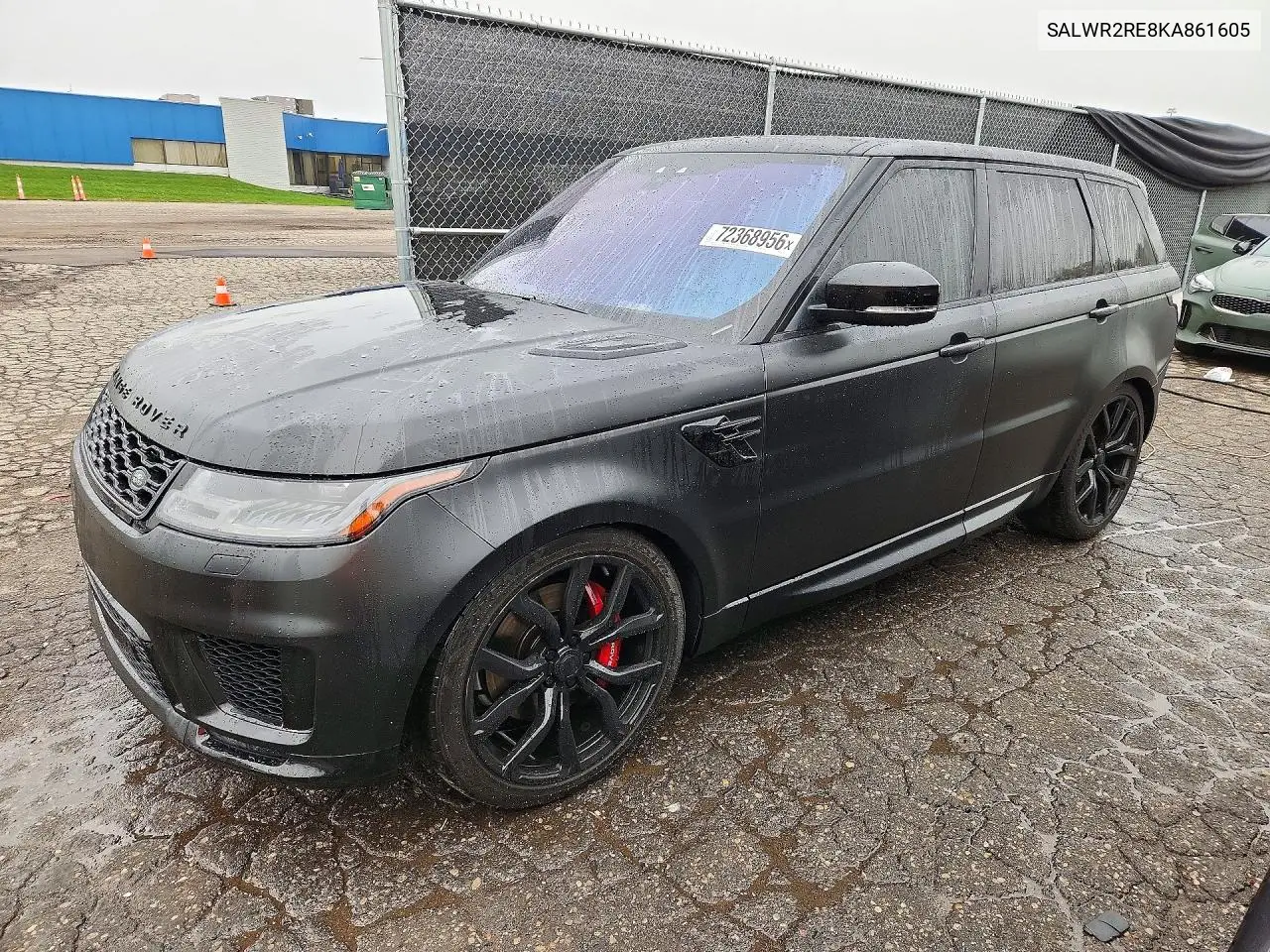 LAND ROVER RANGE ROVER SPORT 2019, VIN SALWR2RE8KA861605