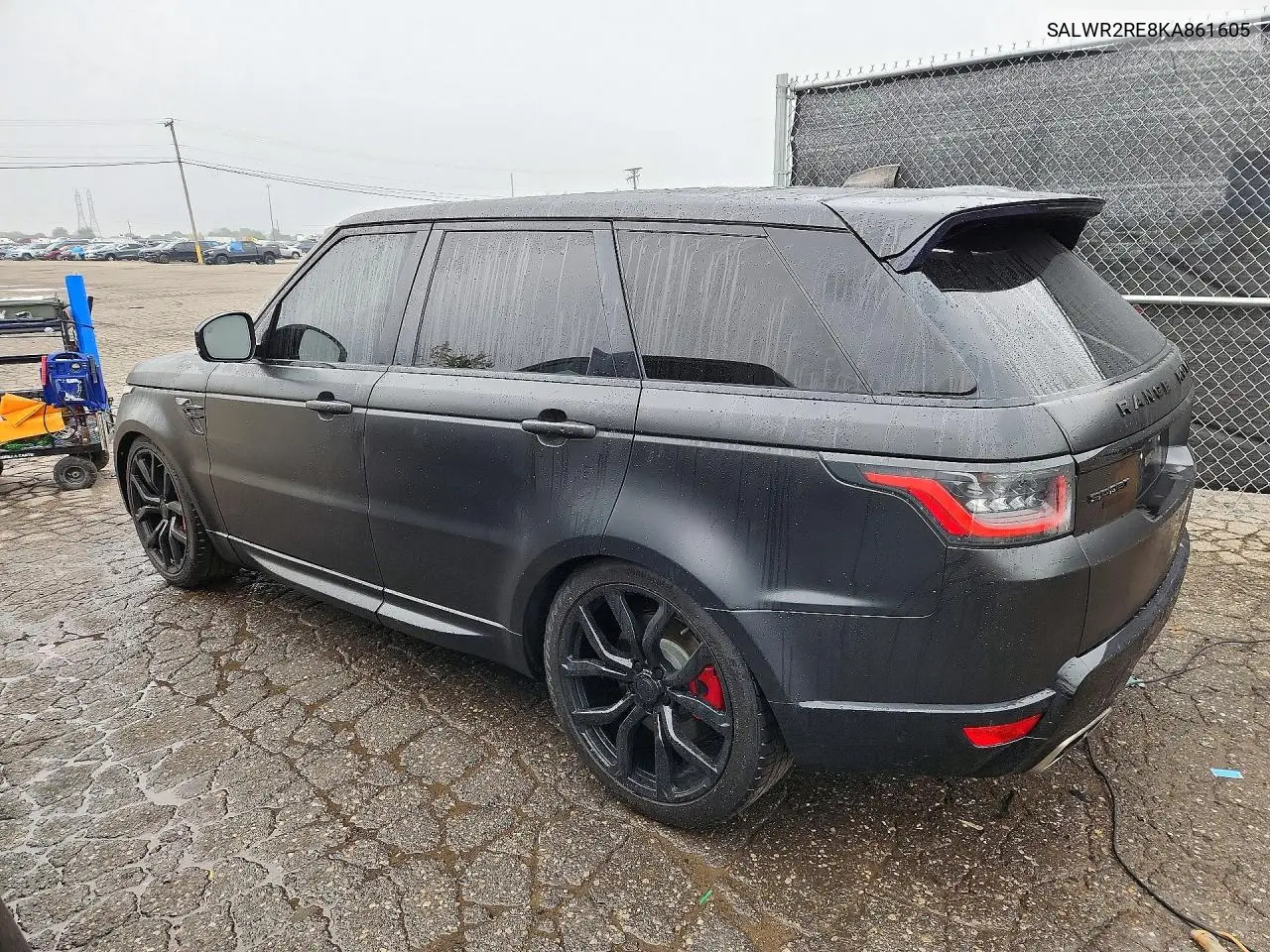 2019 LAND ROVER RANGE ROVER SPORT VIN SALWR2RE8KA861605 — фото 2