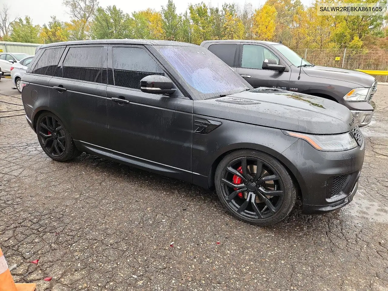 2019 LAND ROVER RANGE ROVER SPORT VIN SALWR2RE8KA861605 — фото 4