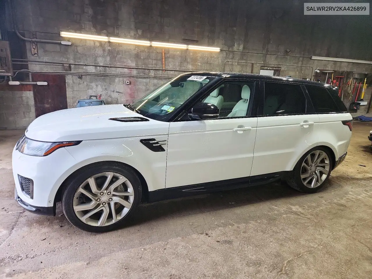 LAND ROVER RANGE ROVER SPORT 2019, VIN SALWR2RV2KA426899
