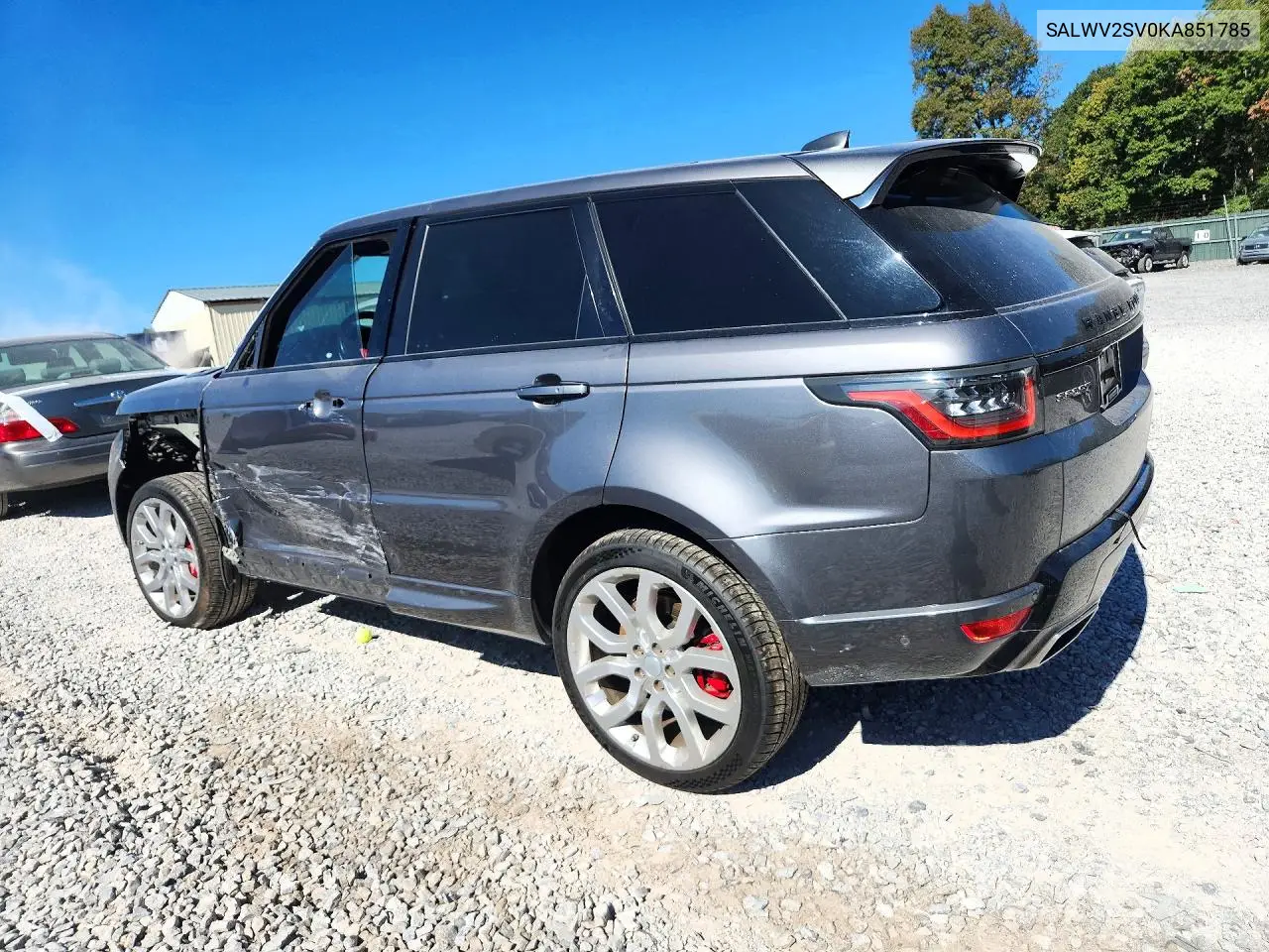 2019 LAND ROVER RANGE ROVER SPORT VIN SALWV2SV0KA851785 — фото 2