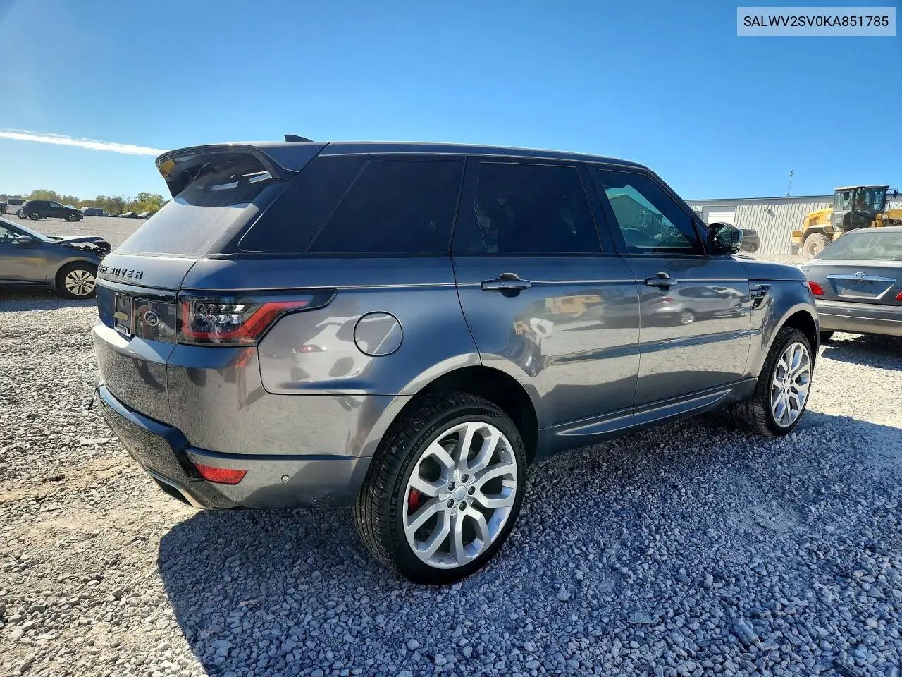 2019 LAND ROVER RANGE ROVER SPORT VIN SALWV2SV0KA851785 — фото 3