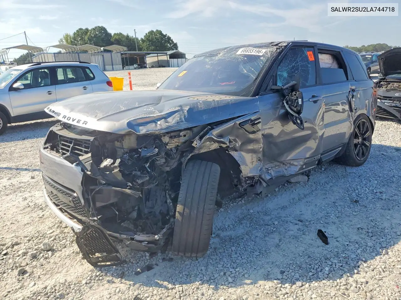 LAND ROVER RANGE ROVER SPORT 2020, VIN SALWR2SU2LA744718