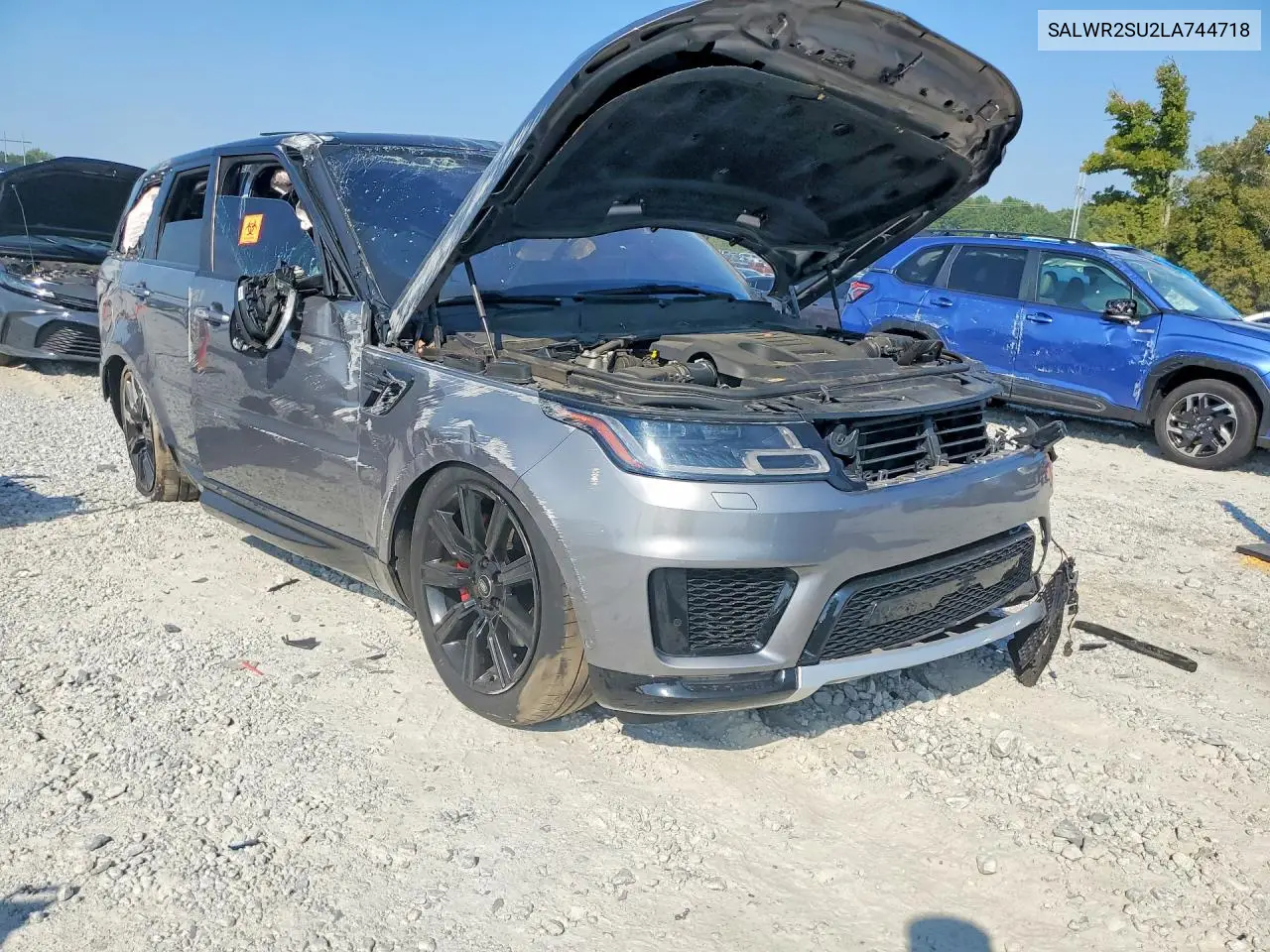 2020 LAND ROVER RANGE ROVER SPORT VIN SALWR2SU2LA744718 — фото 4