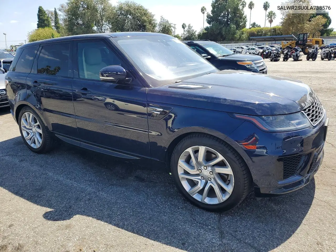 2020 LAND ROVER RANGE ROVER SPORT VIN SALWR2SU0LA738576 — фото 4
