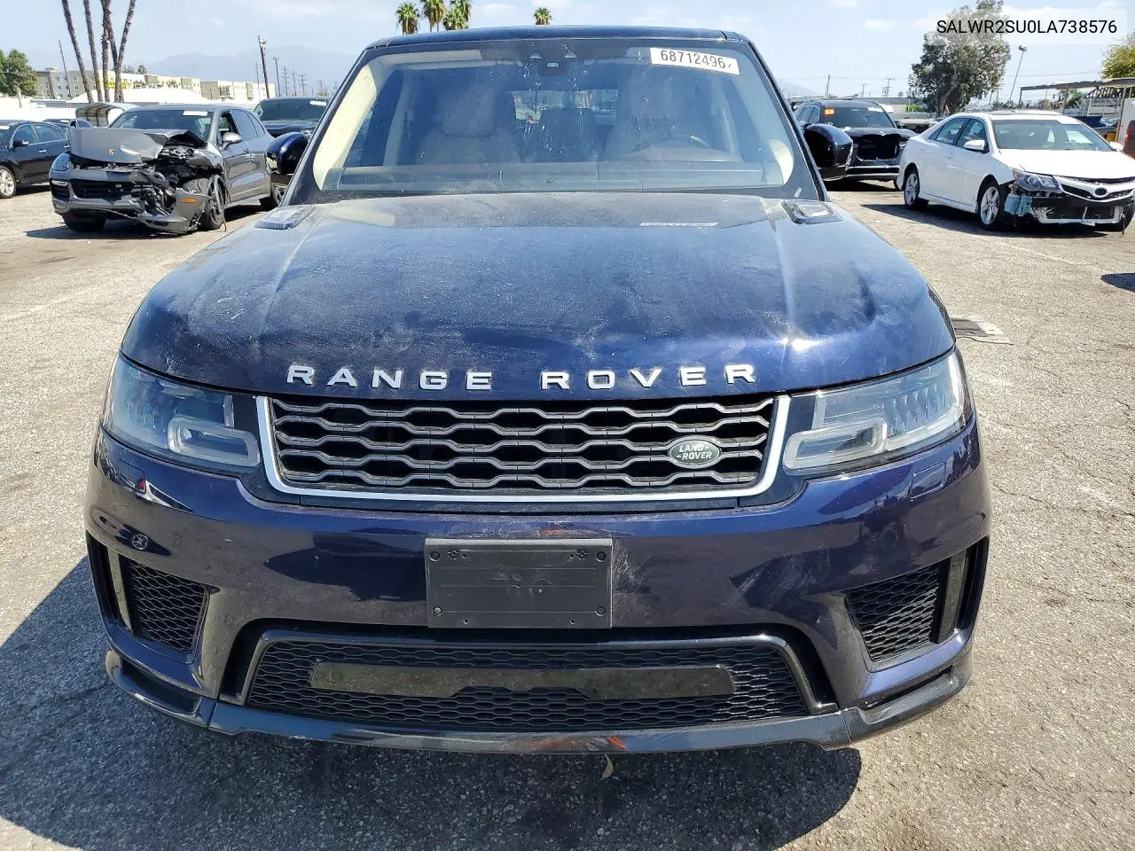 2020 LAND ROVER RANGE ROVER SPORT VIN SALWR2SU0LA738576 — фото 5