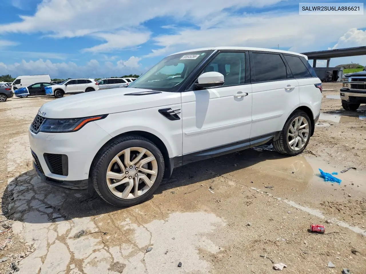 LAND ROVER RANGE ROVER SPORT 2020, VIN SALWR2SU6LA886621