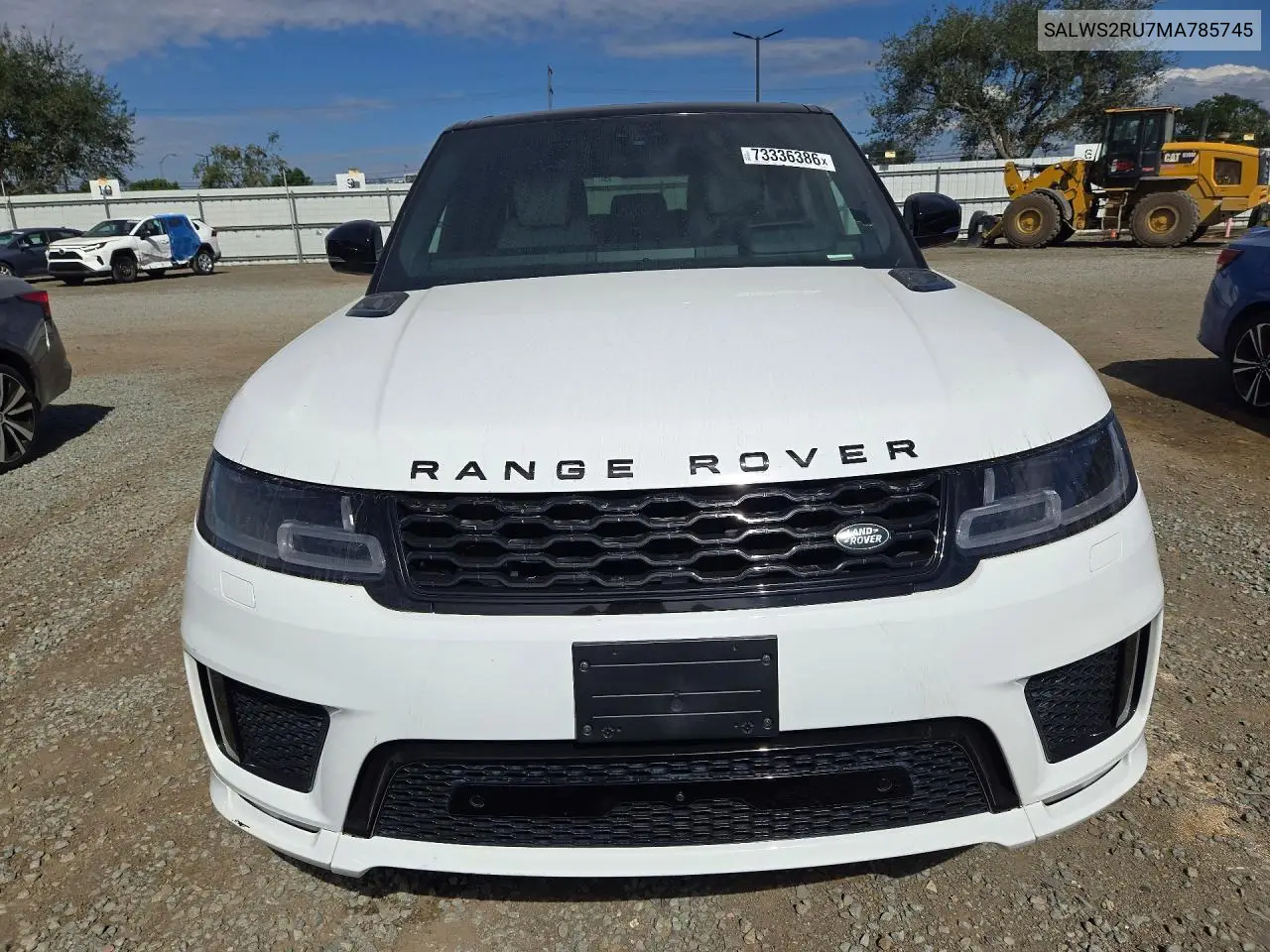 2021 LAND ROVER RANGE ROVER SPORT VIN SALWS2RU7MA785745 — фото 5