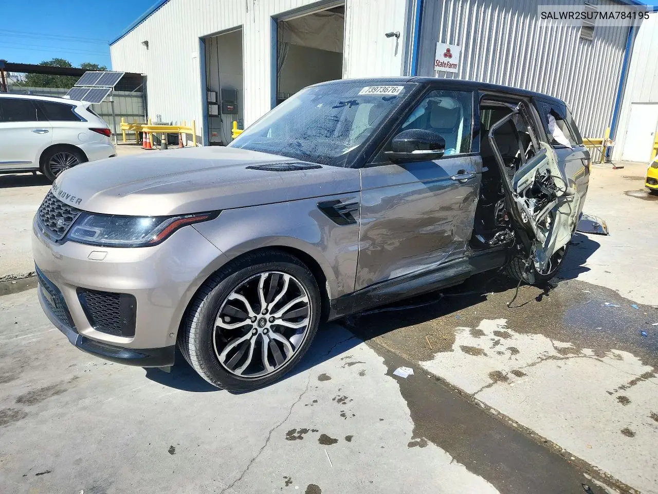 LAND ROVER RANGE ROVER SPORT 2021, VIN SALWR2SU7MA784195
