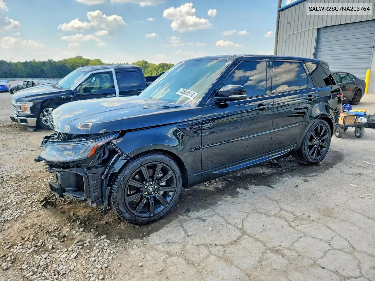 LAND ROVER RANGE ROVER SPORT 2022, VIN SALWR2SU7NA203764