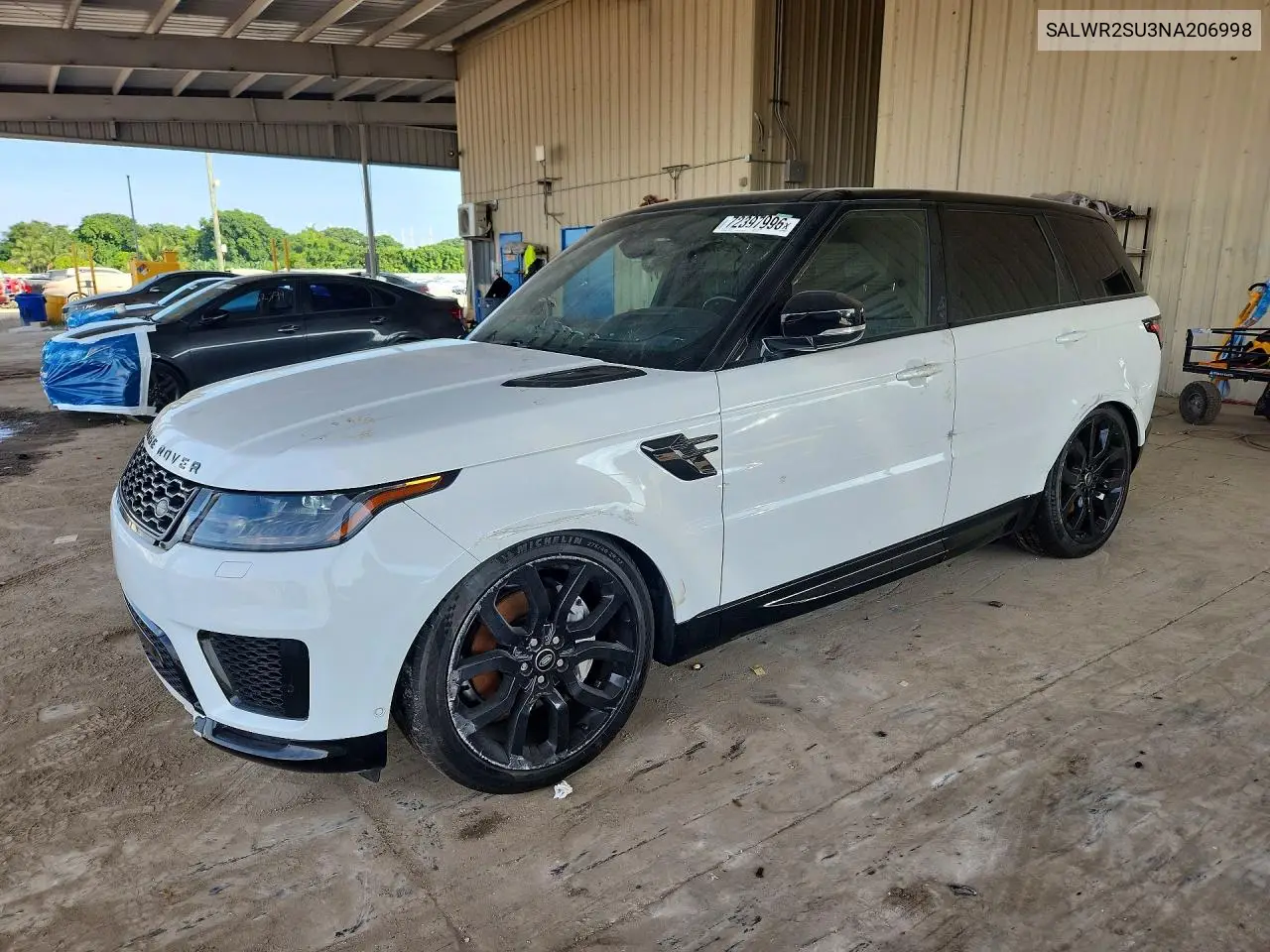 LAND ROVER RANGE ROVER SPORT 2022, VIN SALWR2SU3NA206998