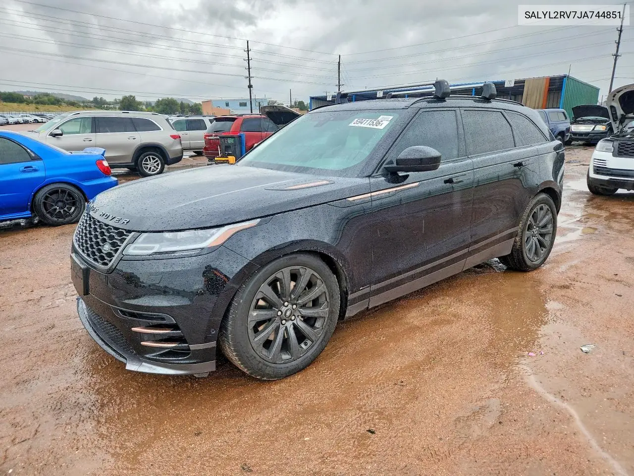 LAND ROVER RANGE ROVER VELAR 2018, VIN SALYL2RV7JA744851