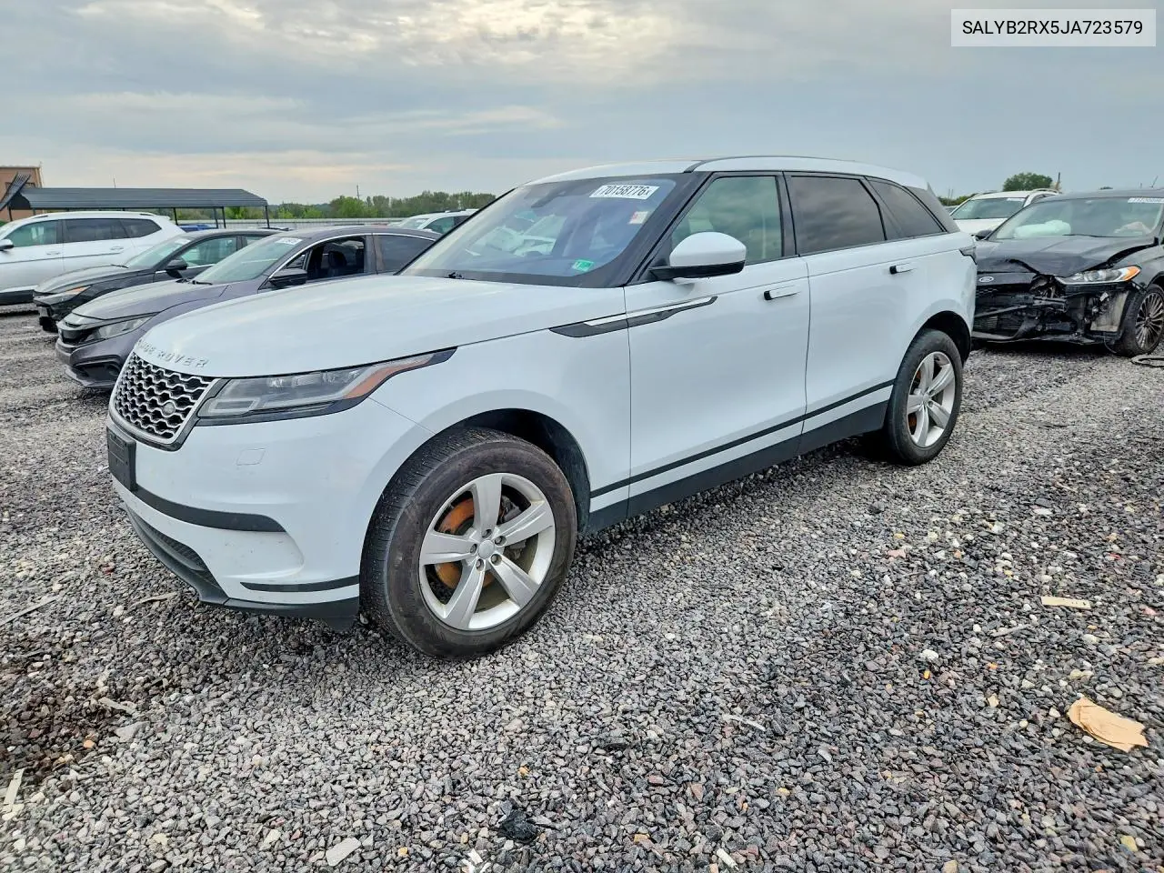 LAND ROVER RANGE ROVER VELAR 2018, VIN SALYB2RX5JA723579