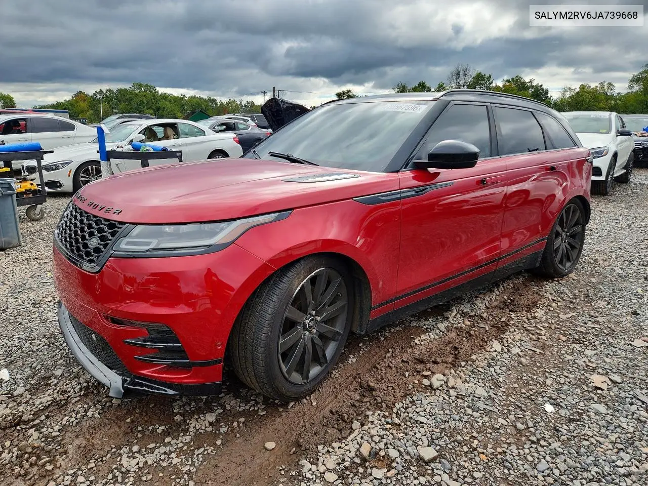 LAND ROVER RANGE ROVER VELAR 2018, VIN SALYM2RV6JA739668