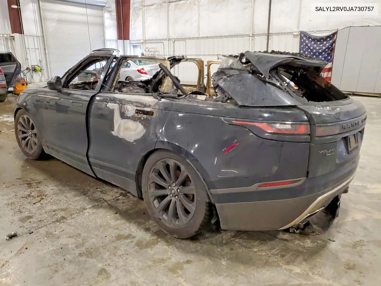 2018 LAND ROVER RANGE ROVER VELAR VIN SALYL2RV0JA730757 — фото 2